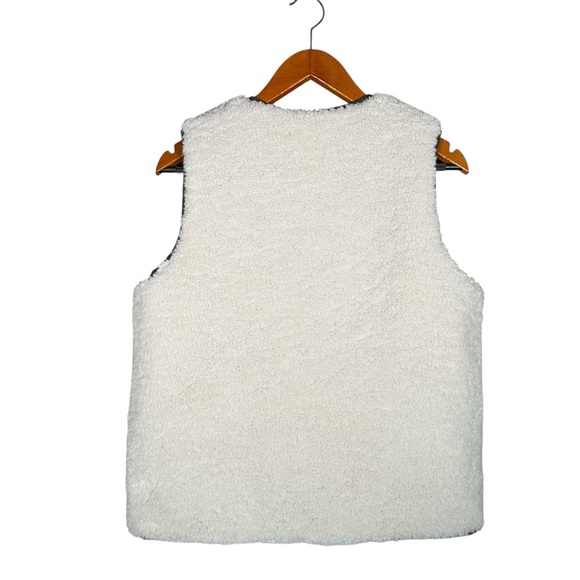 HARTFORD ALTERNATIVE CLASSICS Reversible Sherpa Quilted Nylon Puffer Gilet - Picture 8 of 10